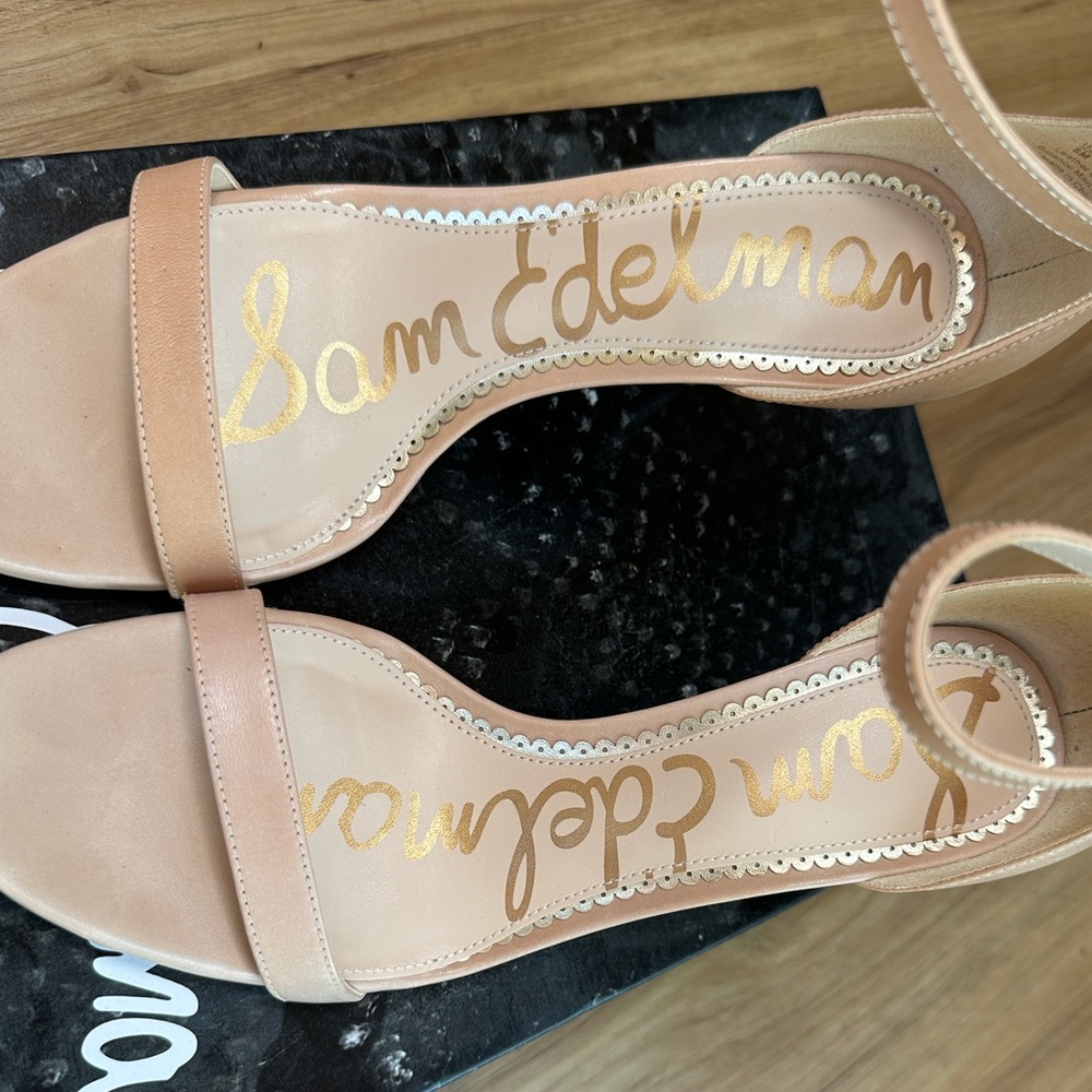 Sam Edelman Patti Nude Dress Sandals - Picture 2 of 9